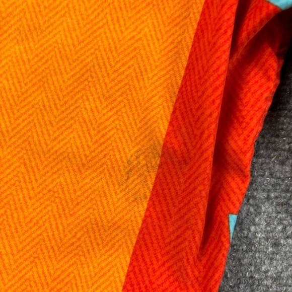 VOLCOM Men’s Hybrid Swim Shorts Trunks Color Block Orange/Blue size: 30 - Picture 3 of 8